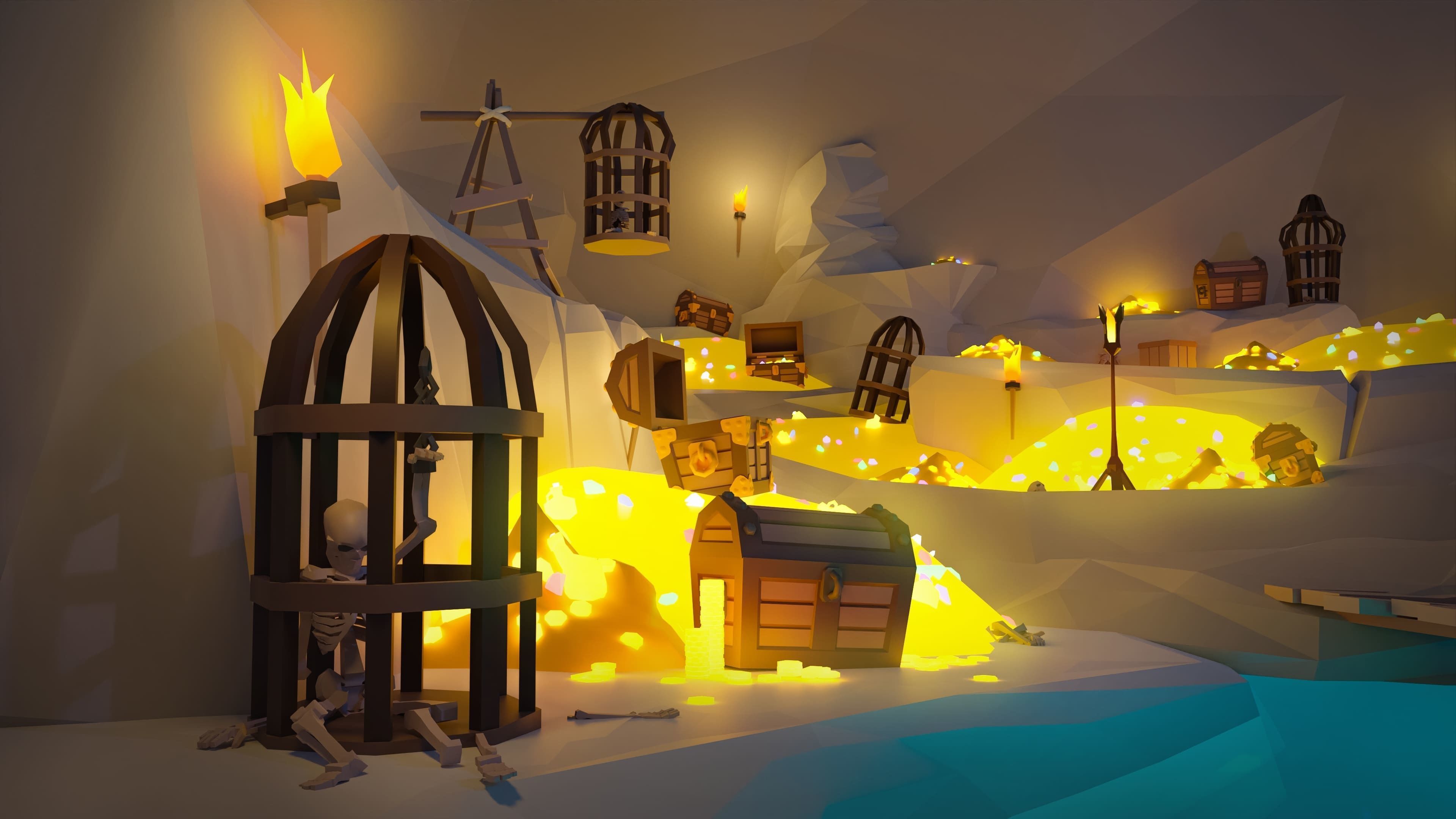 Pirates Low-poly 3D model_35