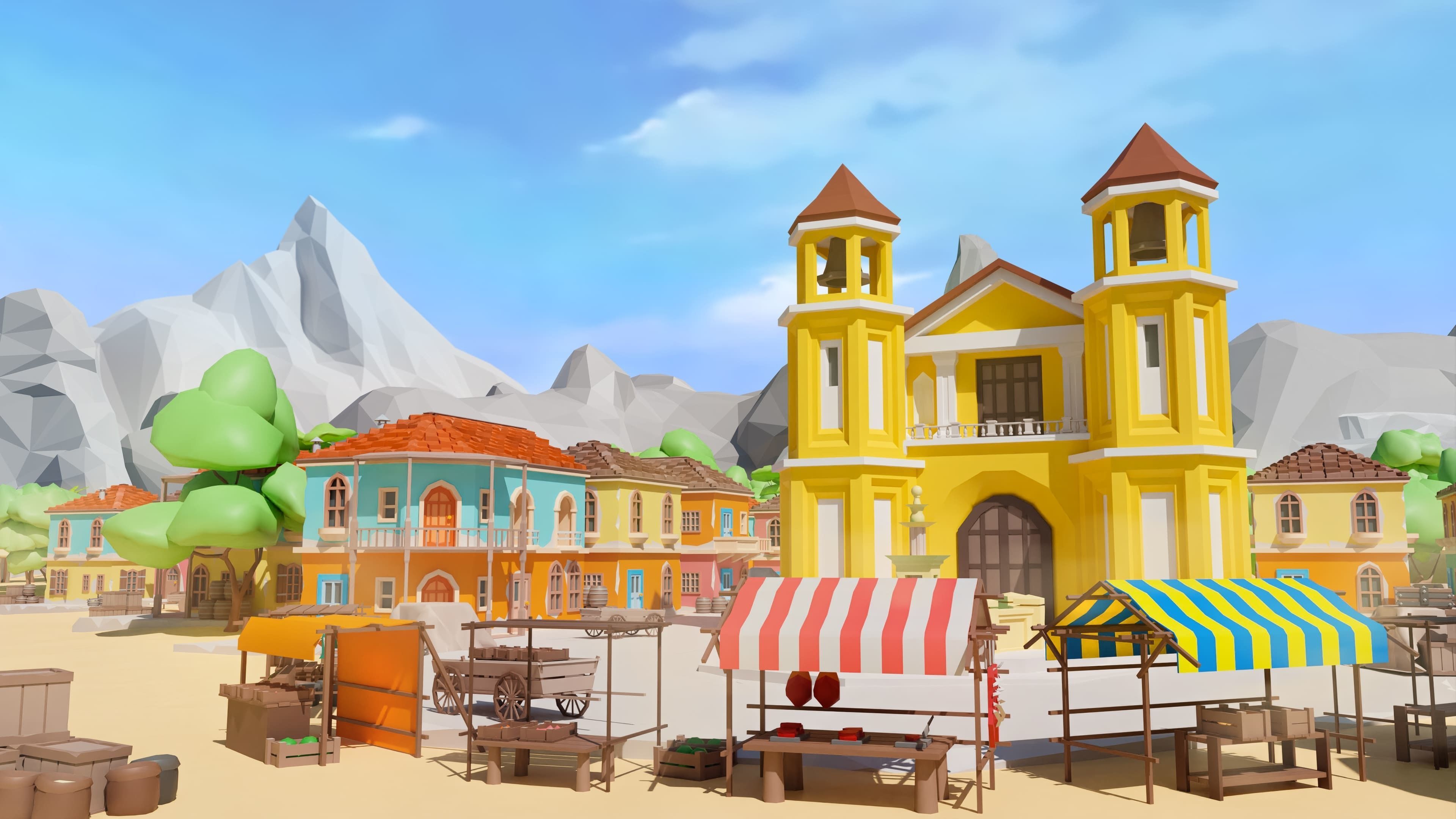 Pirates Low-poly 3D model_39