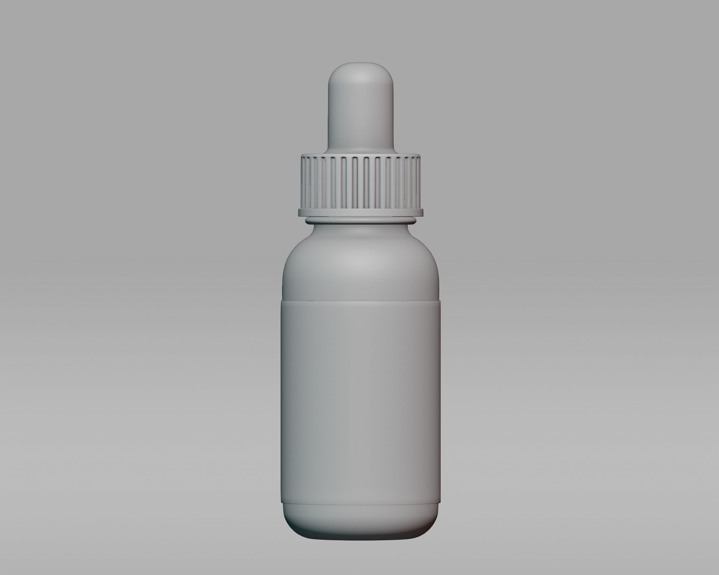 Dropper Bottle Low-poly 3D model_4