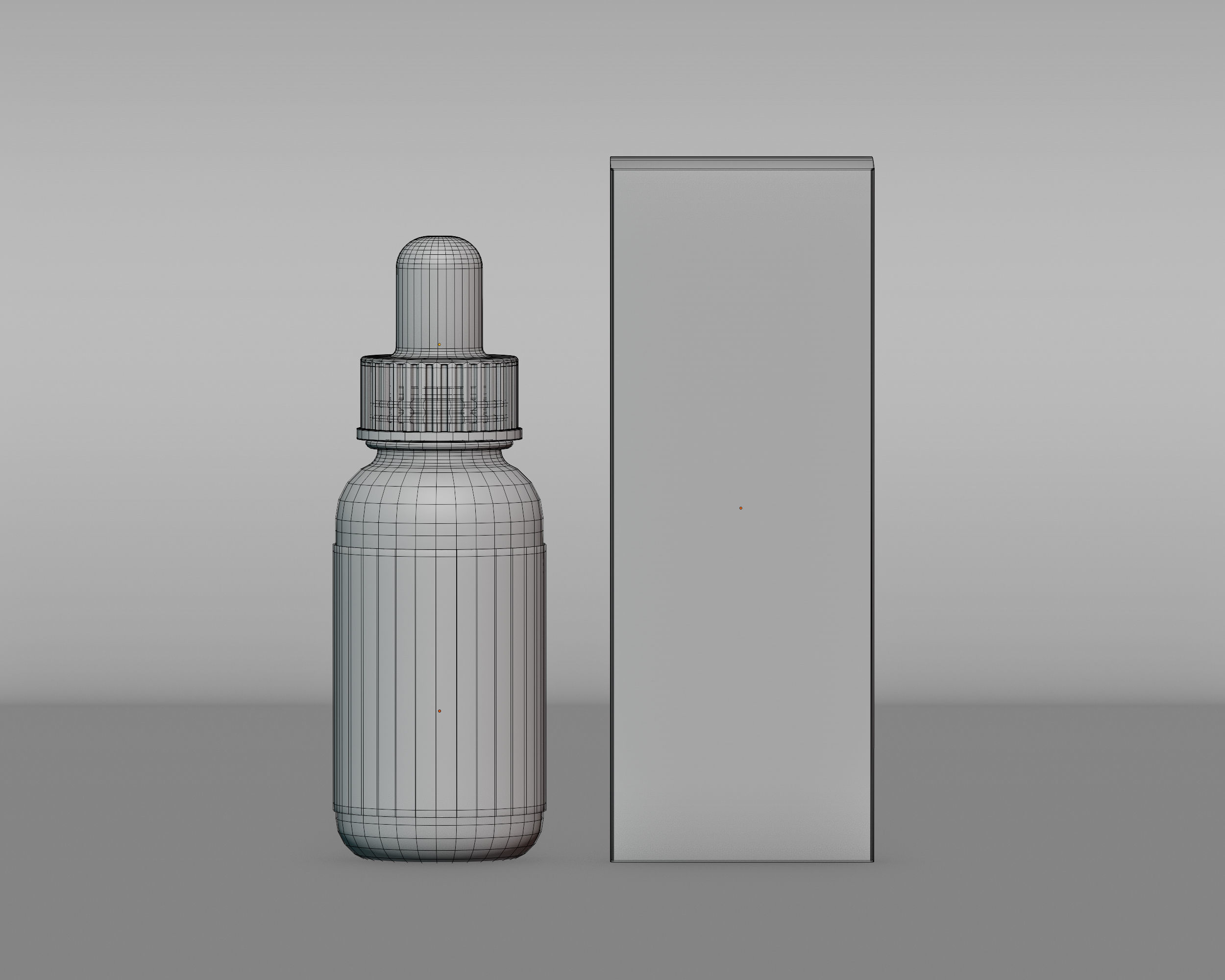 Dropper Bottle Low-poly 3D model_5