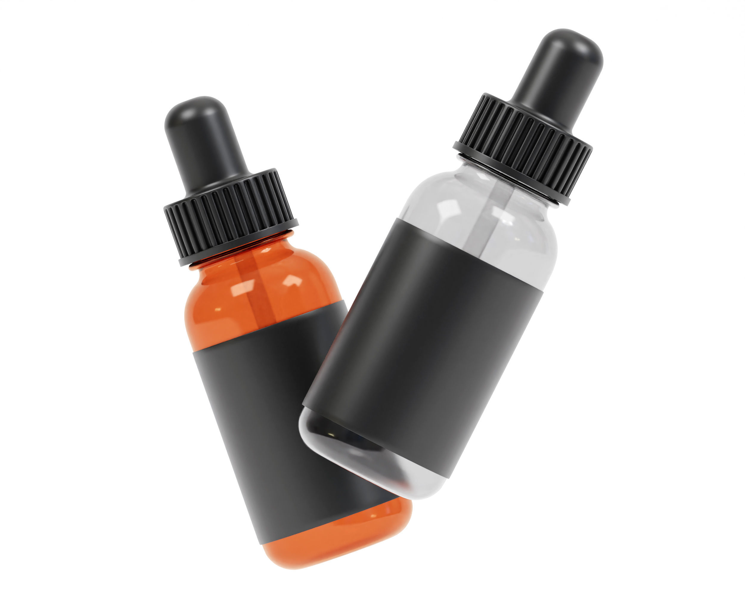 Dropper Bottle Low-poly 3D model_1