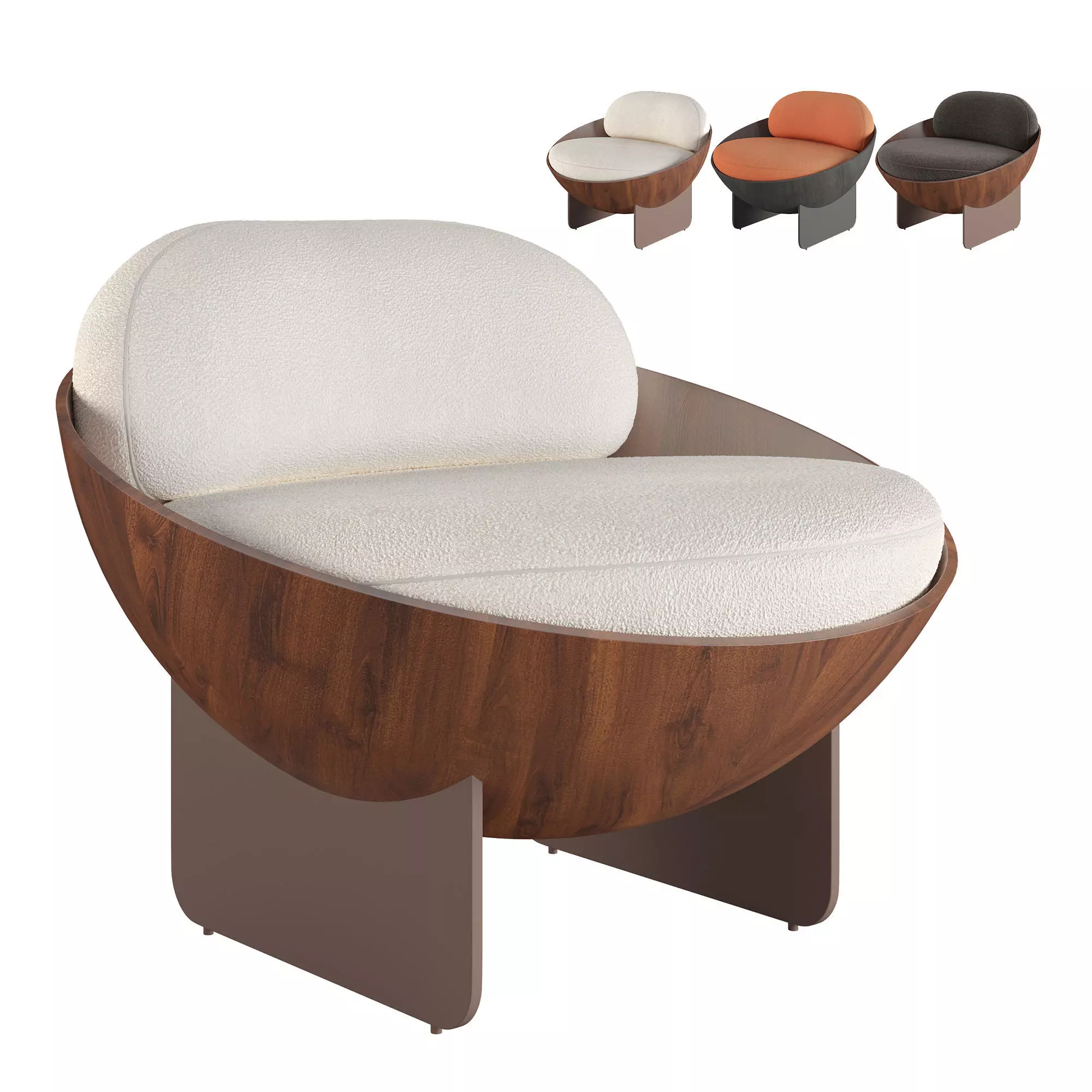 OCO Armchair 3D model_0