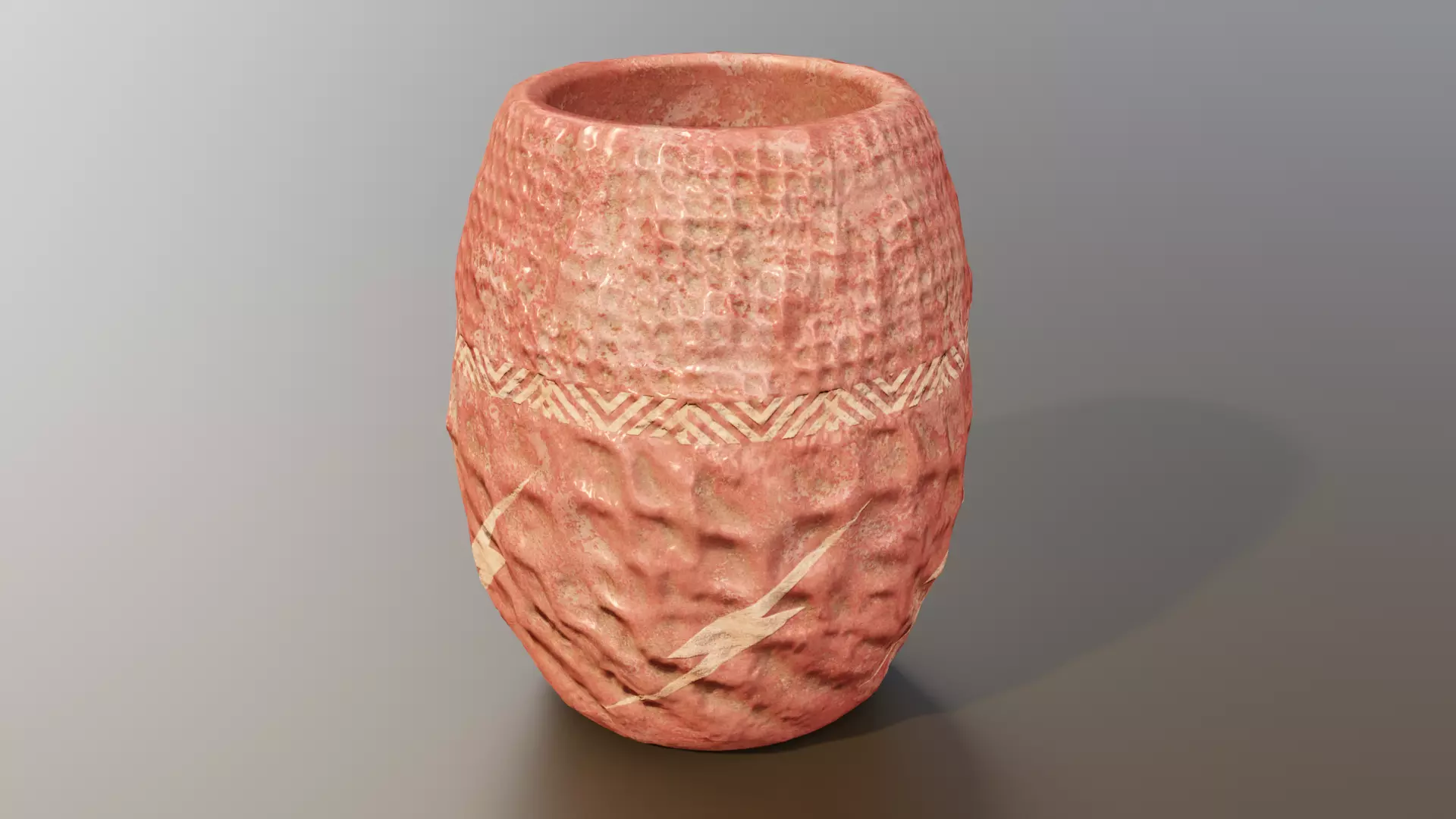 The Vintage Barrel 3D Model Low-poly 3D model_0