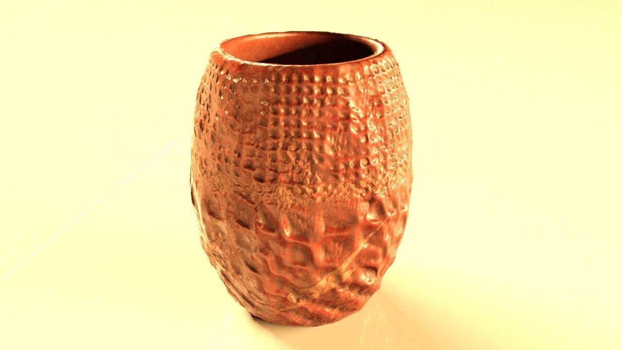 The Vintage Barrel 3D Model Low-poly 3D model_2