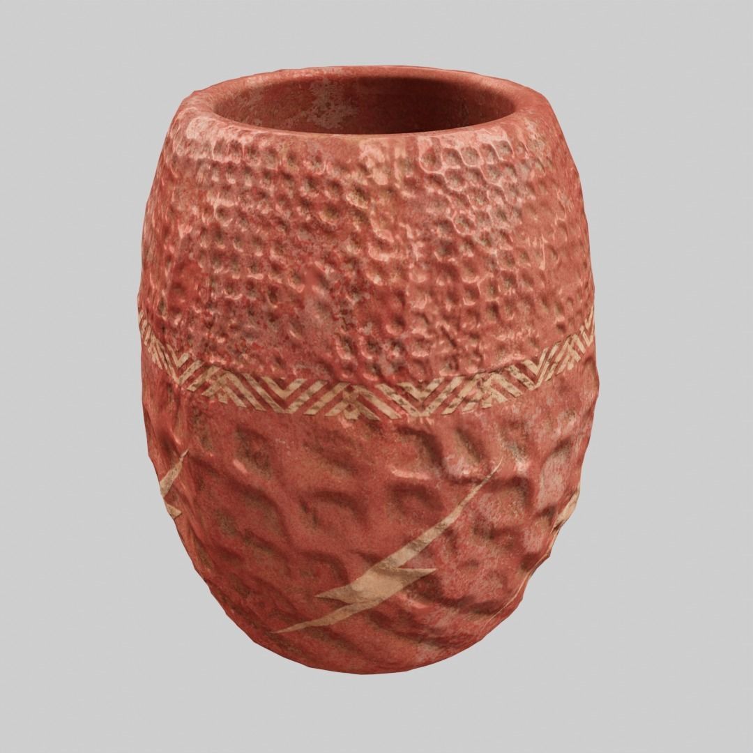 The Vintage Barrel 3D Model Low-poly 3D model_4