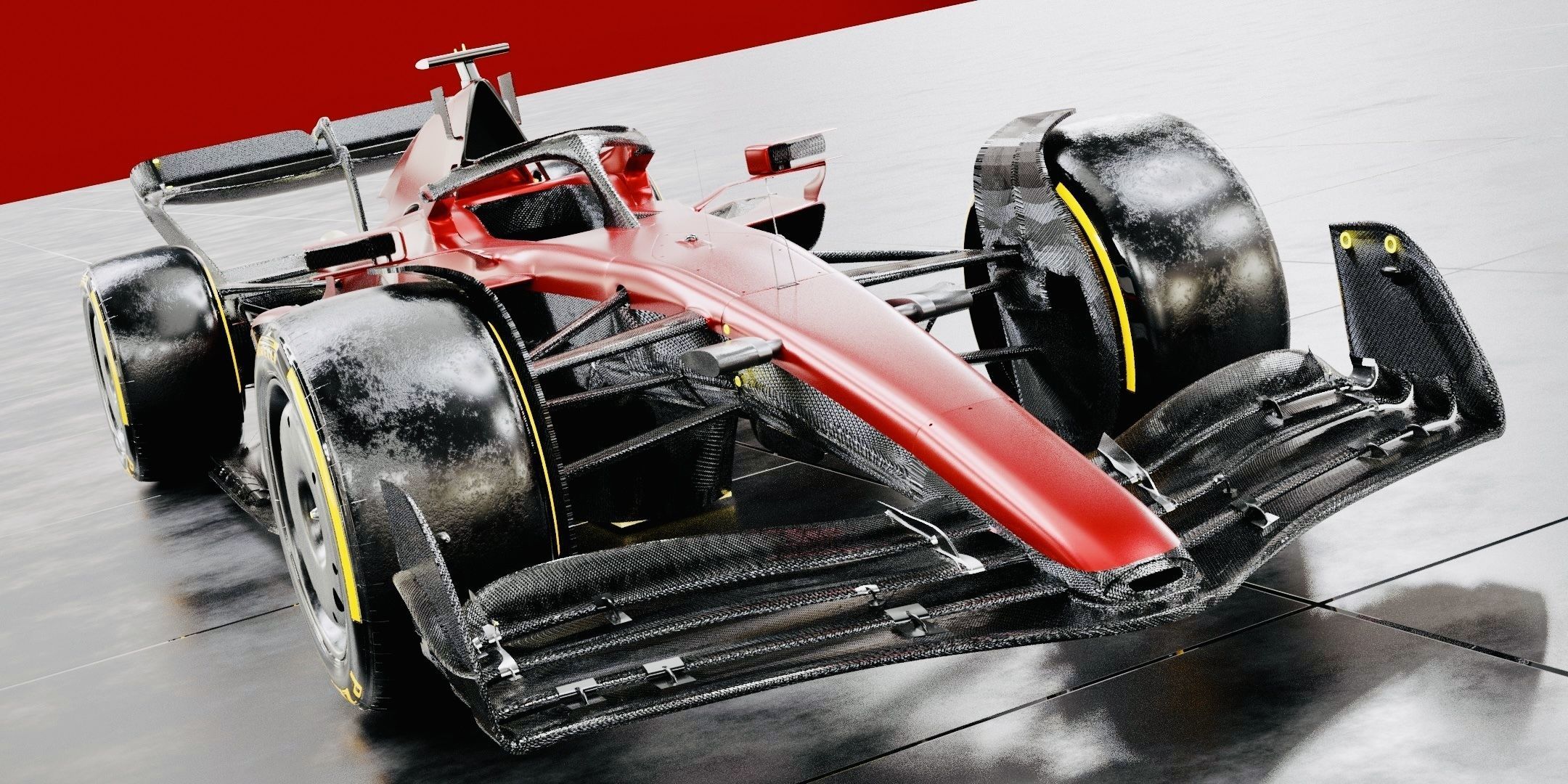 F1 Car 2023 3D model_1