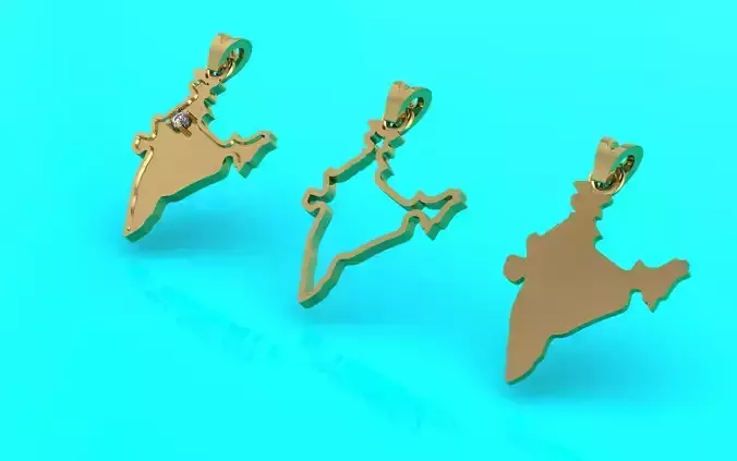 India map pendant