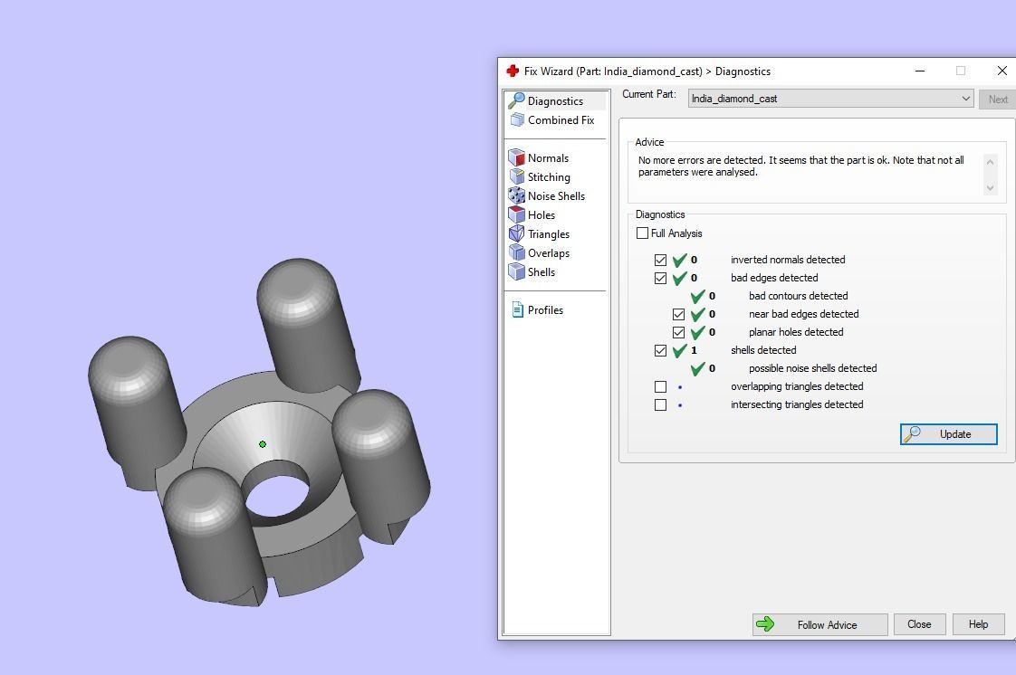 India map pendant 3D print model_4