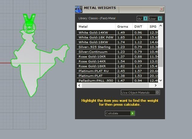 India map pendant 3D print model_15
