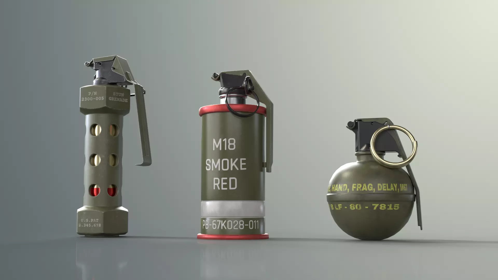 Military Accessory Part 1 Free 3D model