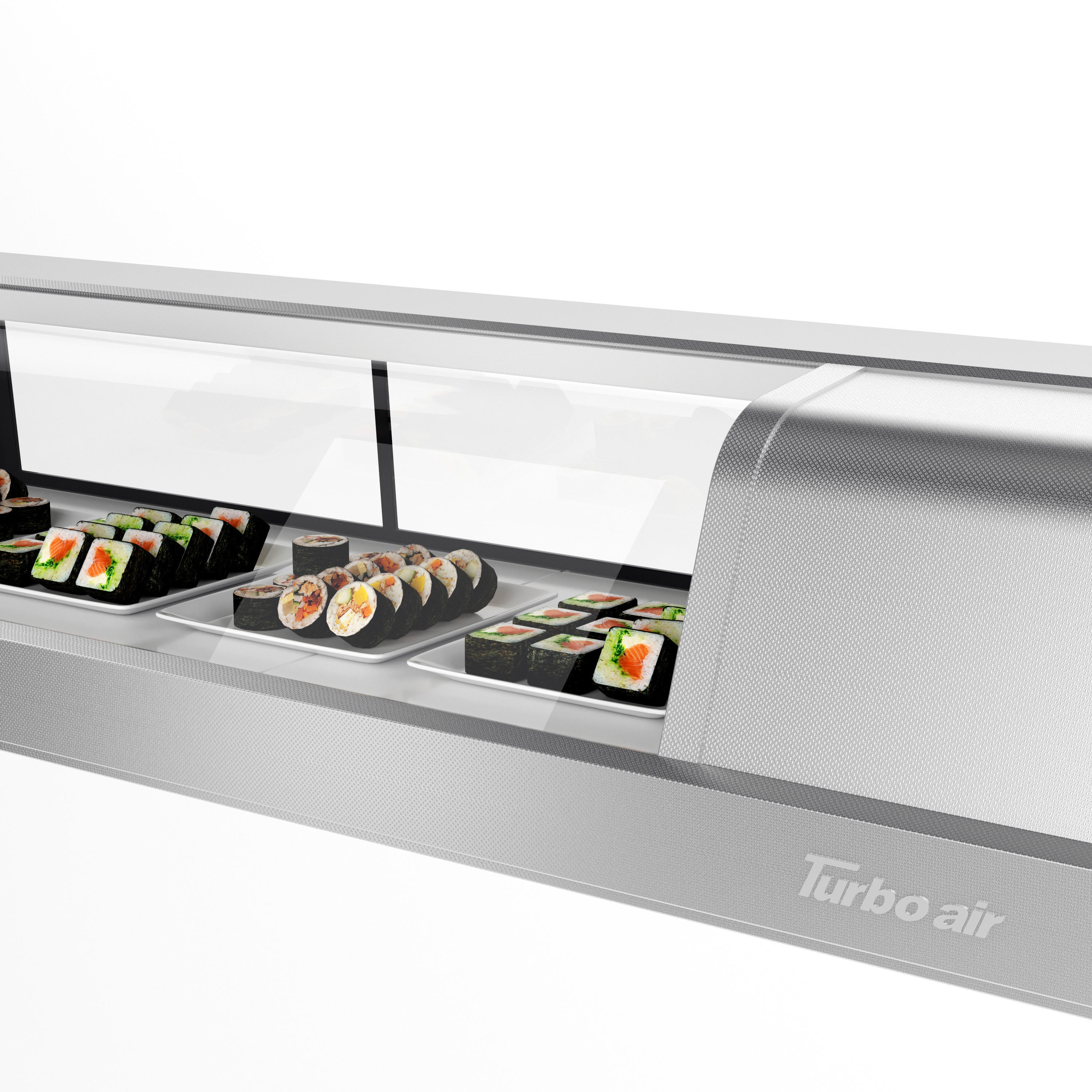 Sushi Case Turbo Air 3D model_1