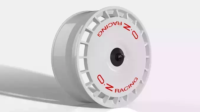 OZ Rally Racing Wheel 90s Group A Spec 3D model