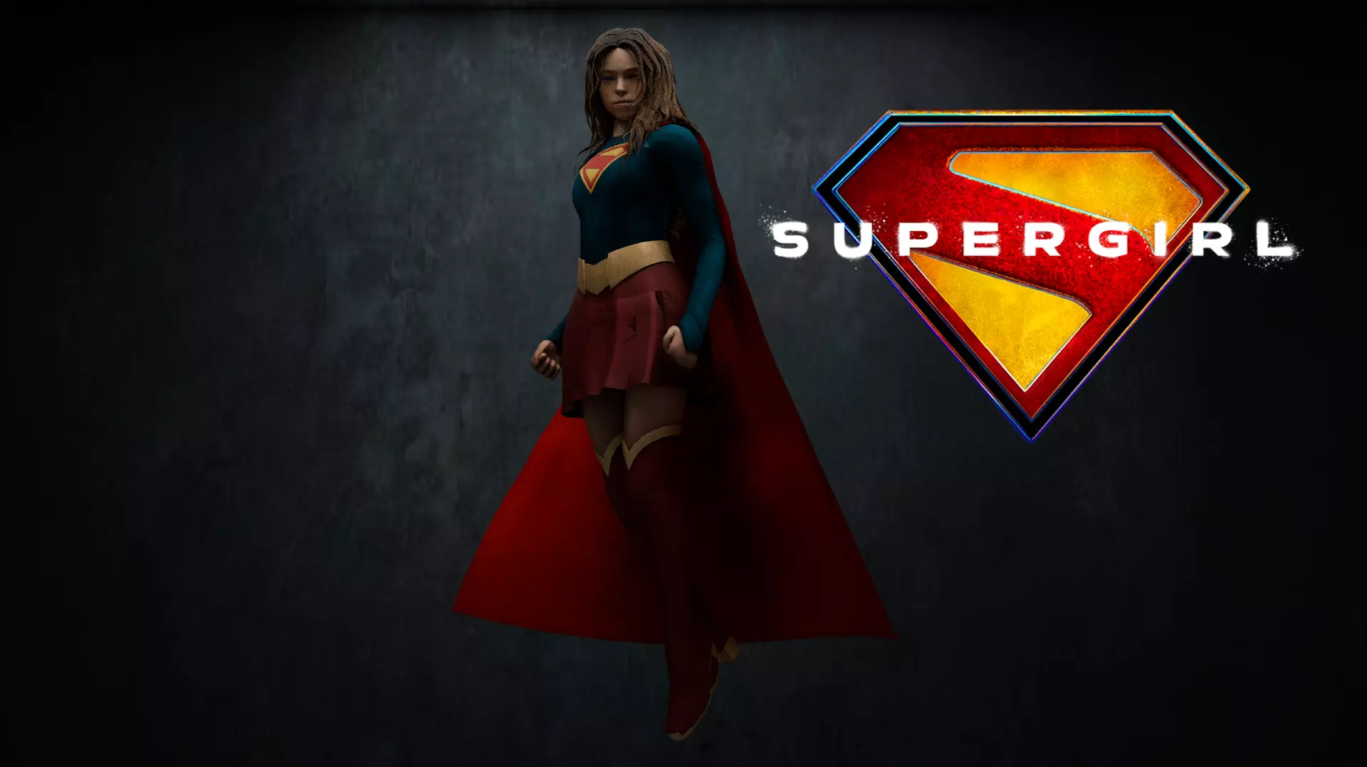 3D model Supergirl 2026 Low-poly model woman of tomorrow 3d model VR ...