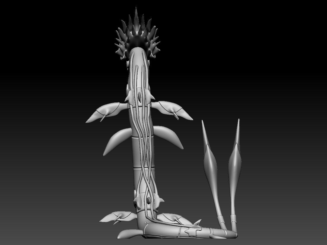 MetalSeadramon 3D print model_10