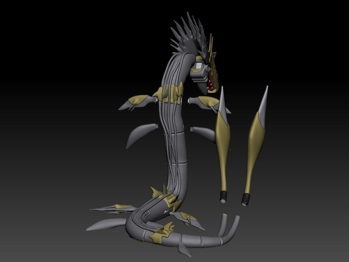 MetalSeadramon 3D print model_13