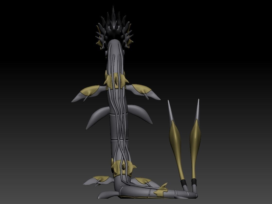 MetalSeadramon 3D print model_9