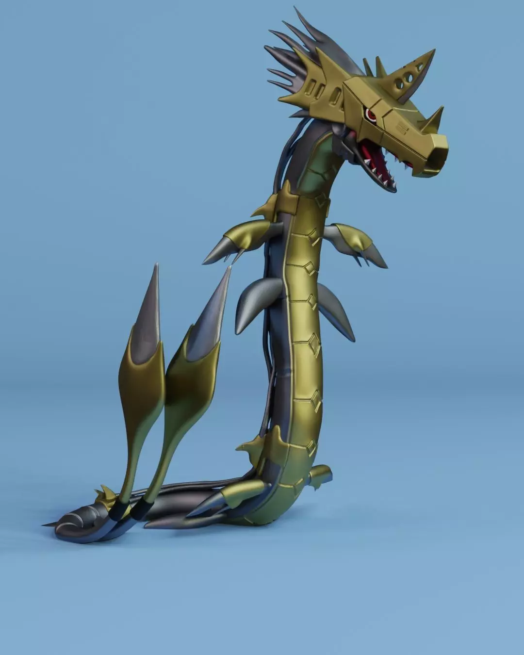 MetalSeadramon 3D print model_0