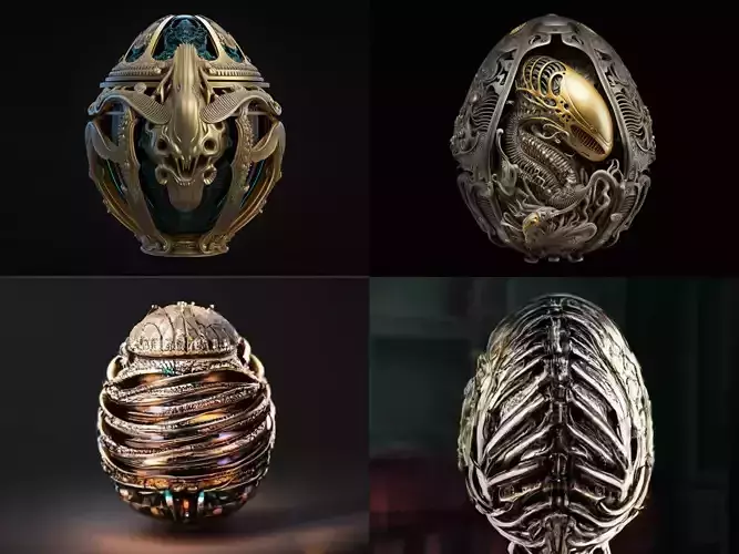 Realistic high-quality PBR Egg Collection
