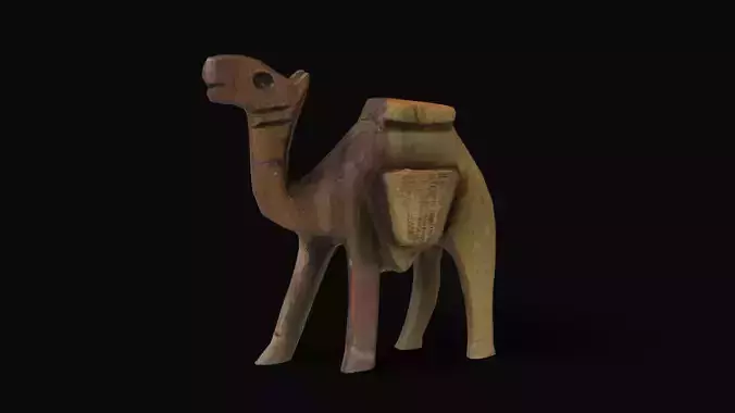 Wooden camel