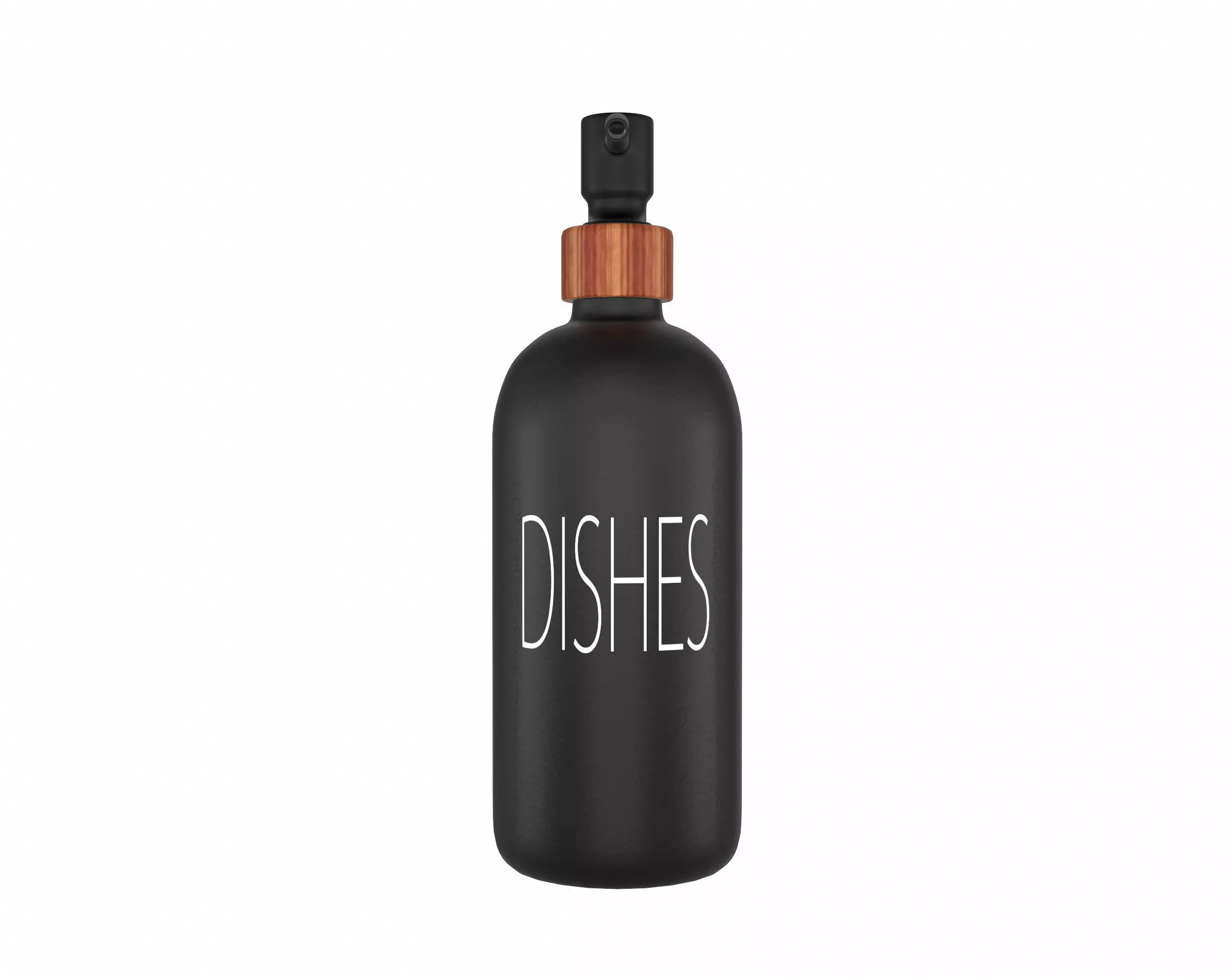Black Soap Dispenser 3D model