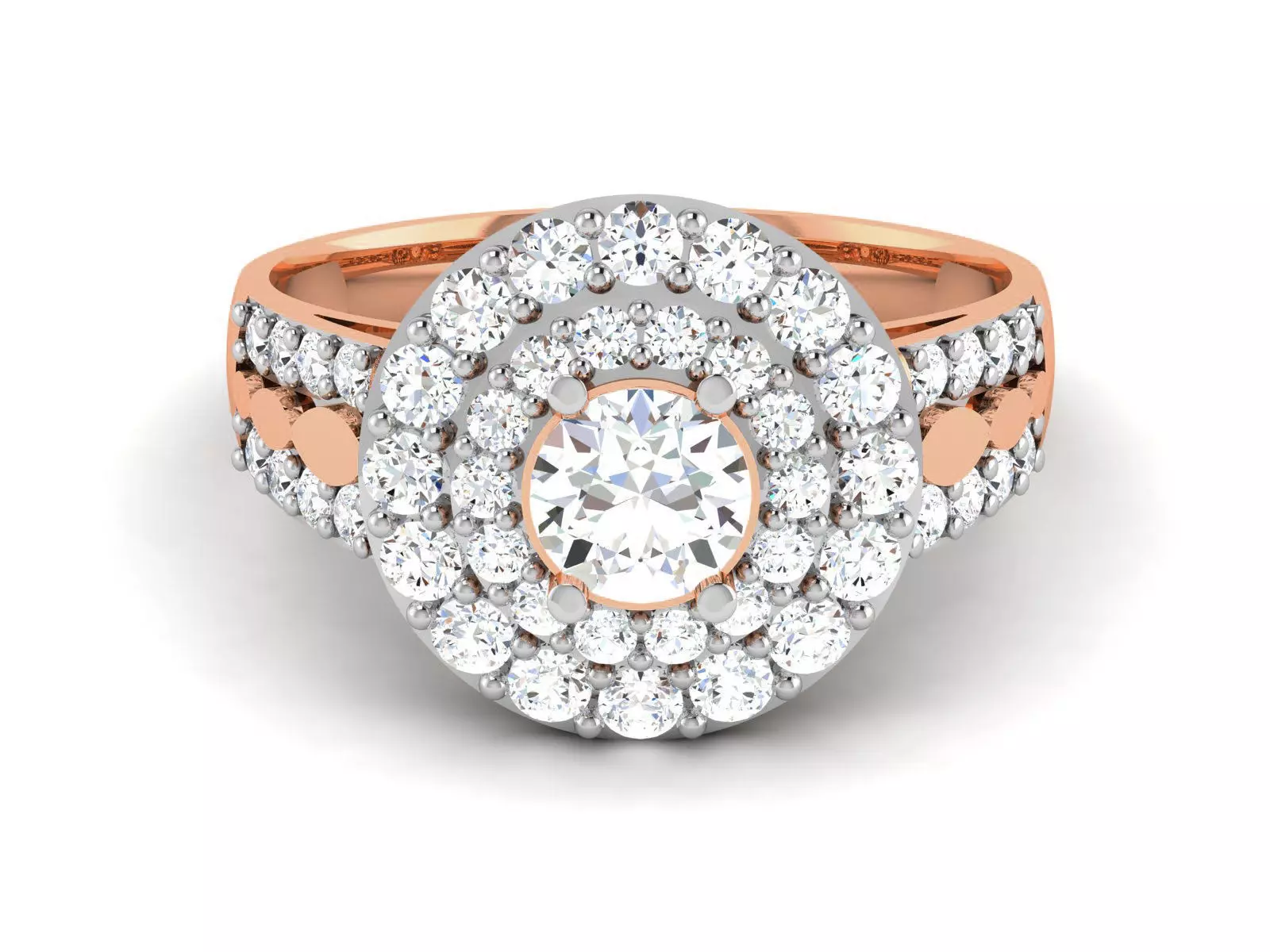 Women Solitaire Ring 3dm render details  3D print model_0