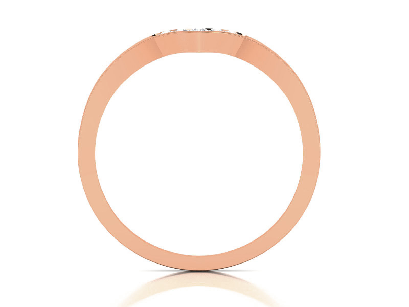 Women Solitaire Ring 3dm render details  3D print model_5