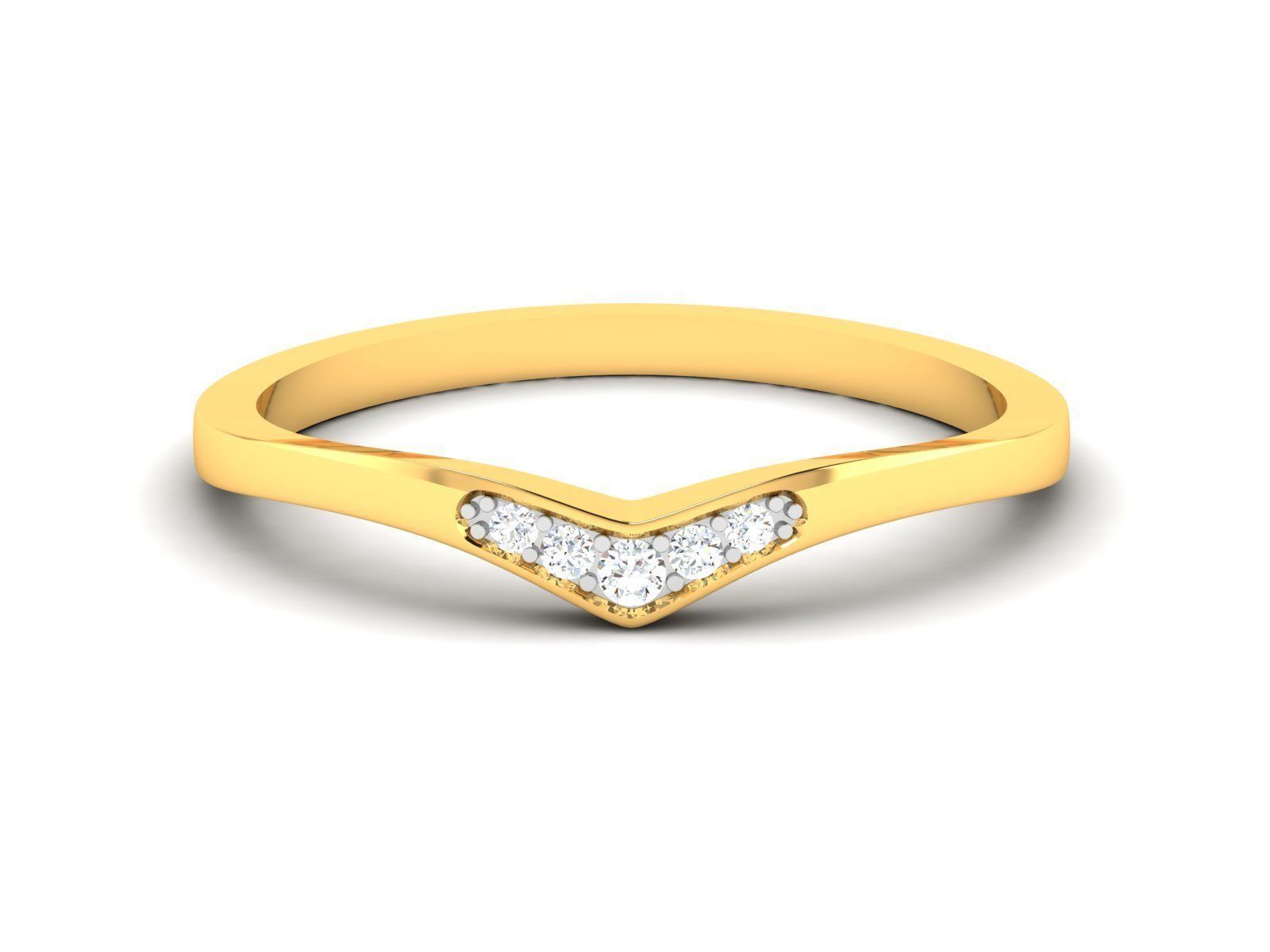 Women Solitaire Ring 3dm render details  3D print model_10