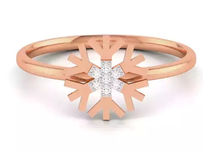 Women Solitaire Ring 3dm render details 