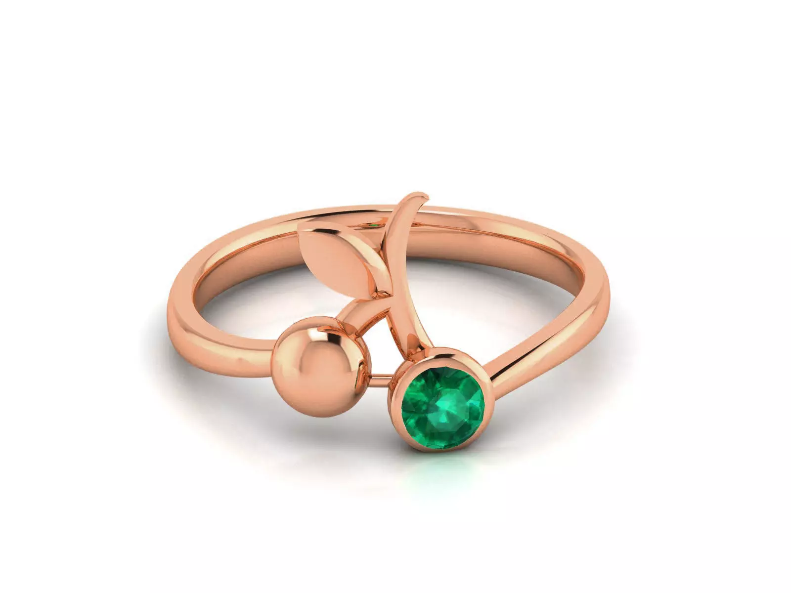 Women Mono Single Diamond Solitaire Ring 3dm render details 3D print model_0