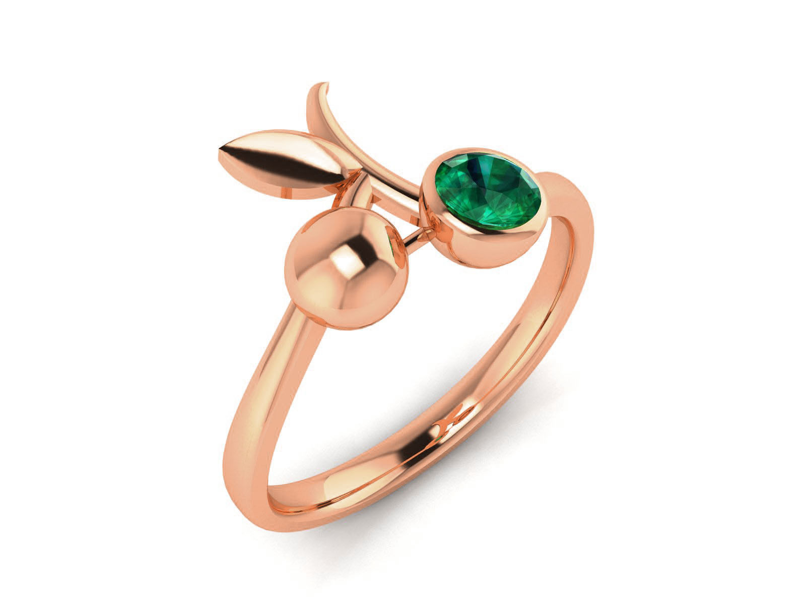 Women Mono Single Diamond Solitaire Ring 3dm render details 3D print model_2