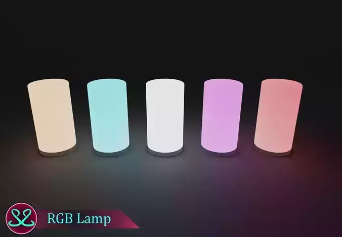 Awesome Table Lamp Pack RGB Led Lamps v2 Free low-poly 3D model Awesome Table Lamp Pack RGB Led Lamps v2 Free low-poly 3D model