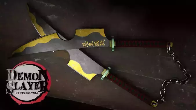Demon Slayer Uzui Tengen weapon