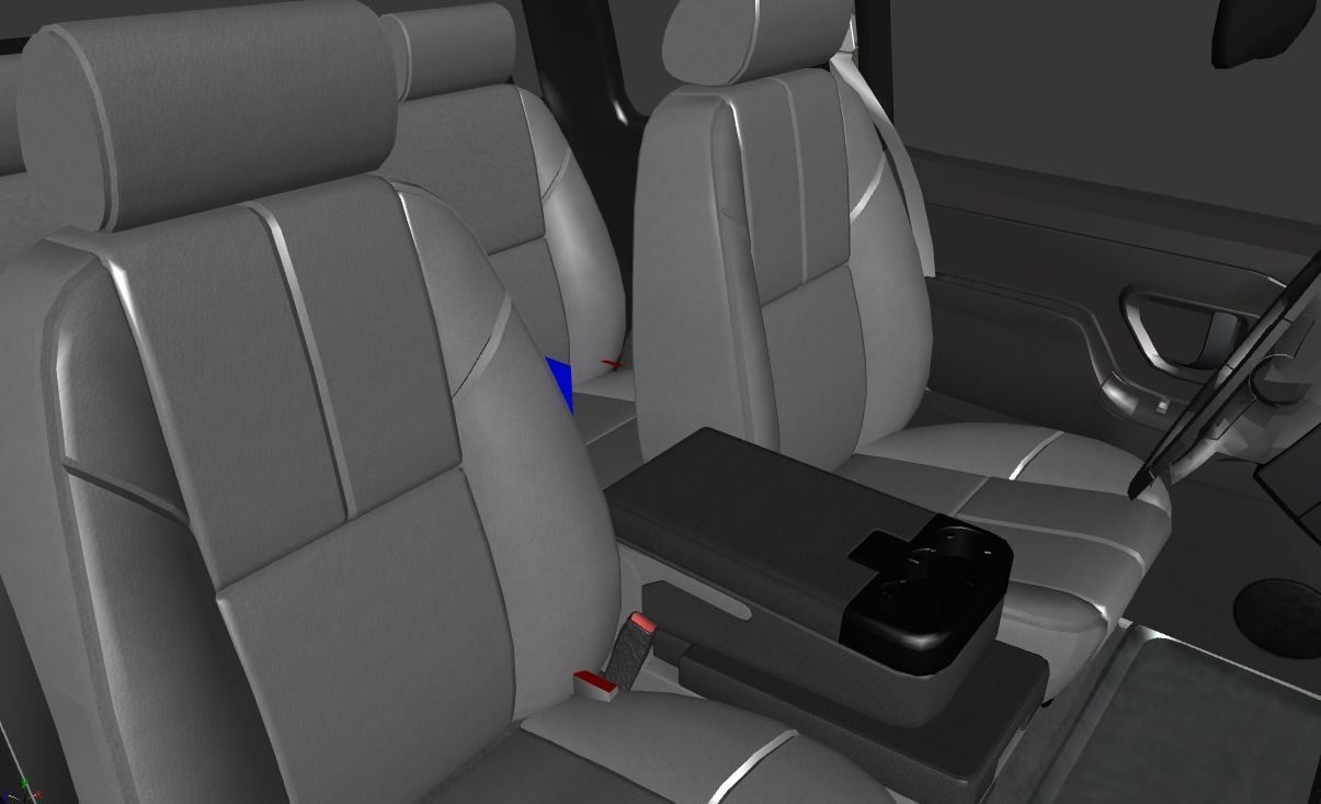 CHEVROLET CHEYENNE 2500 2001 EXTENDED CAB 3D model_7