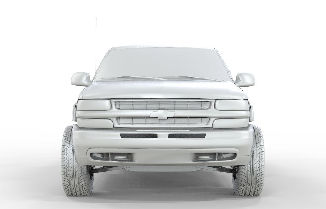CHEVROLET CHEYENNE 2500 2001 EXTENDED CAB 3D model_11