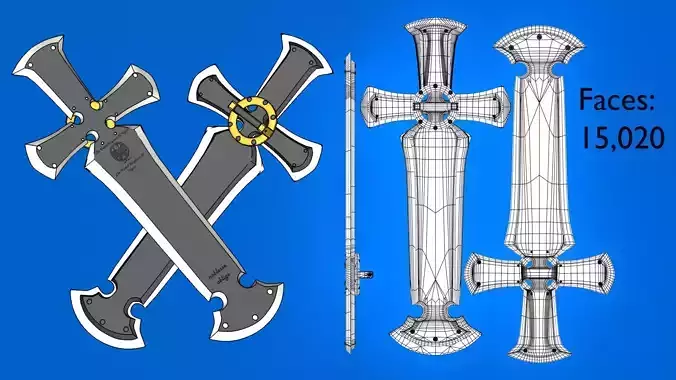 Leo Whitefang Twin Blades