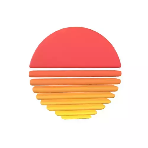 Retro Sun Icon v1 001
