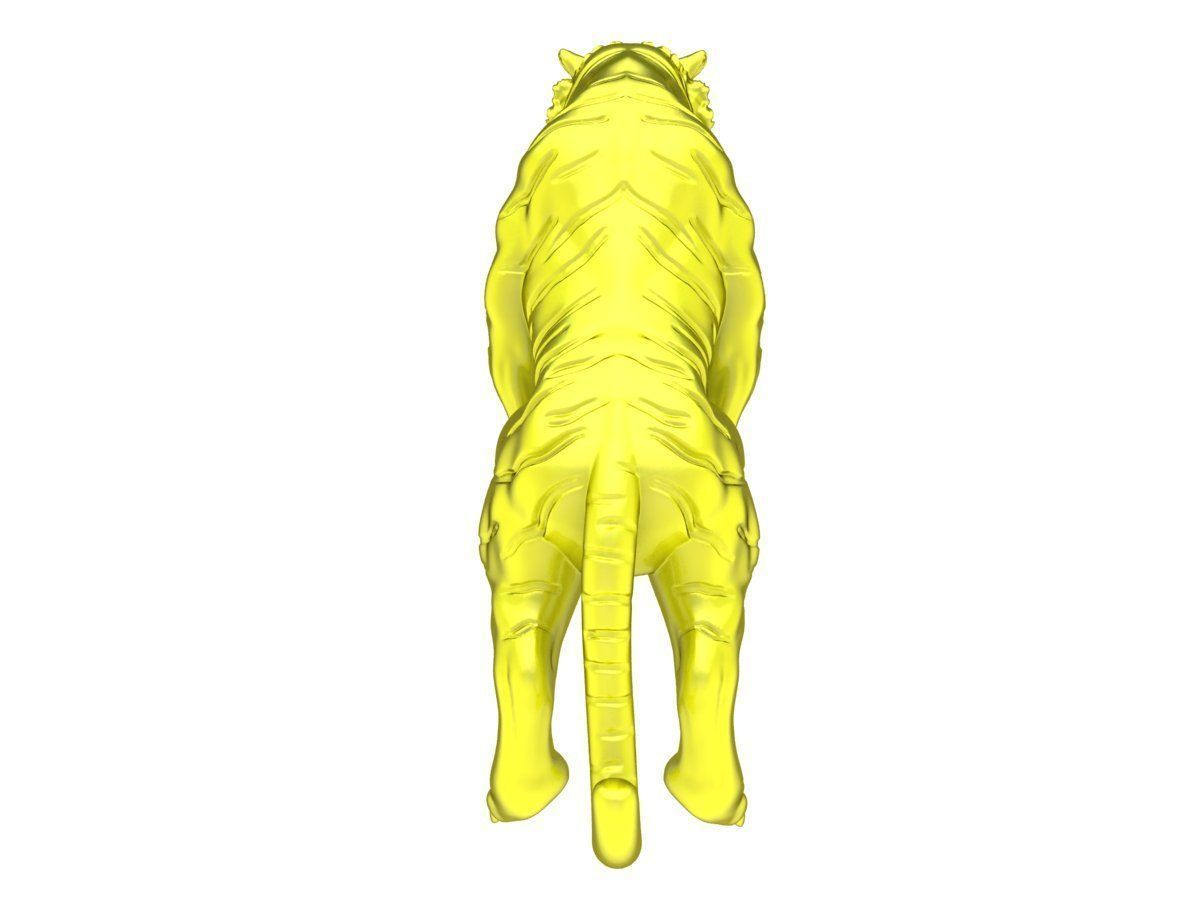 6136 Tiger for Jewelry 3D print model_3