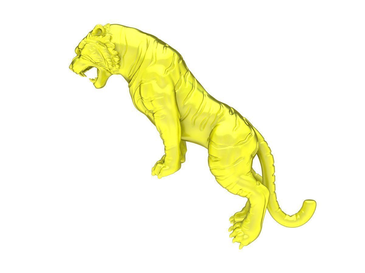 6136 Tiger for Jewelry 3D print model_1