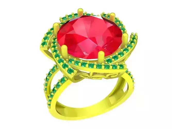 6141 Korean Fashion Diamond Women Ring 