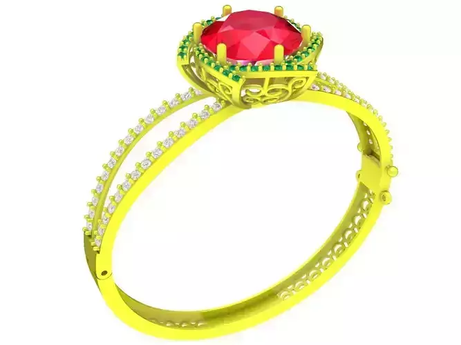 6142 Korean Diamond Women Bangle Bracelets