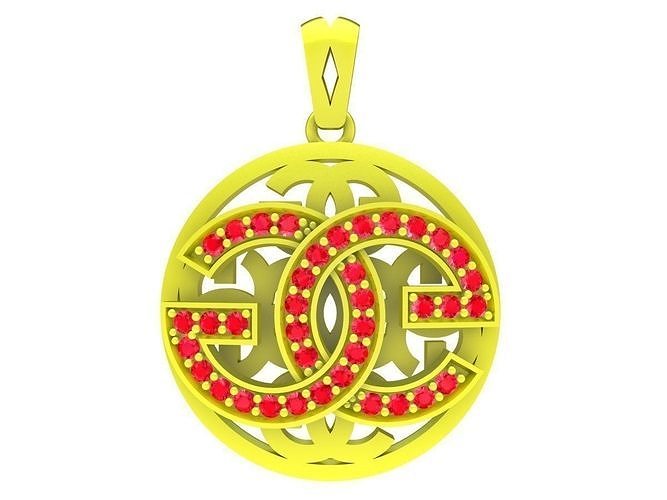 6154 Fashion women pendant  3D print model