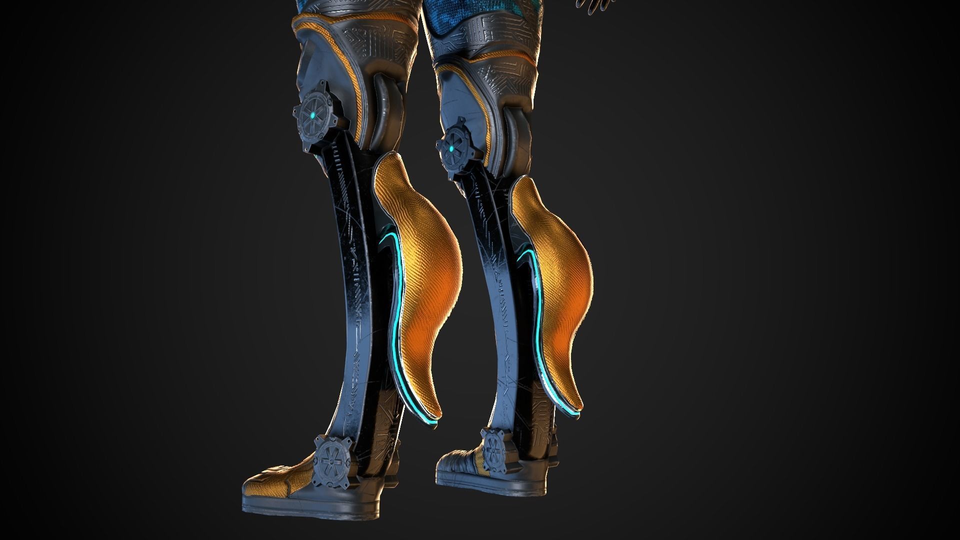 Cyborg M series Low-poly 3D model_13