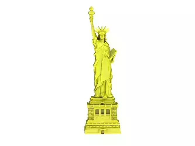 6161 Statue of Liberty Hollow Pendant 3D print model