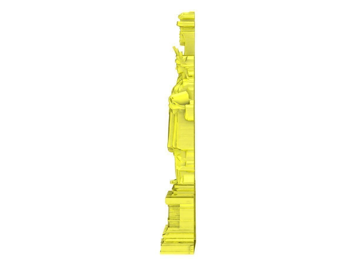 6161 Statue of Liberty Hollow Pendant 3D print model_2
