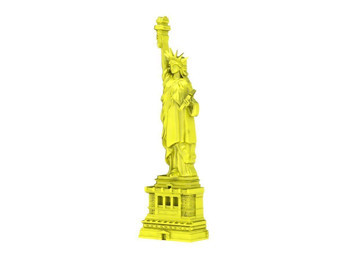 6161 Statue of Liberty Hollow Pendant 3D print model_1