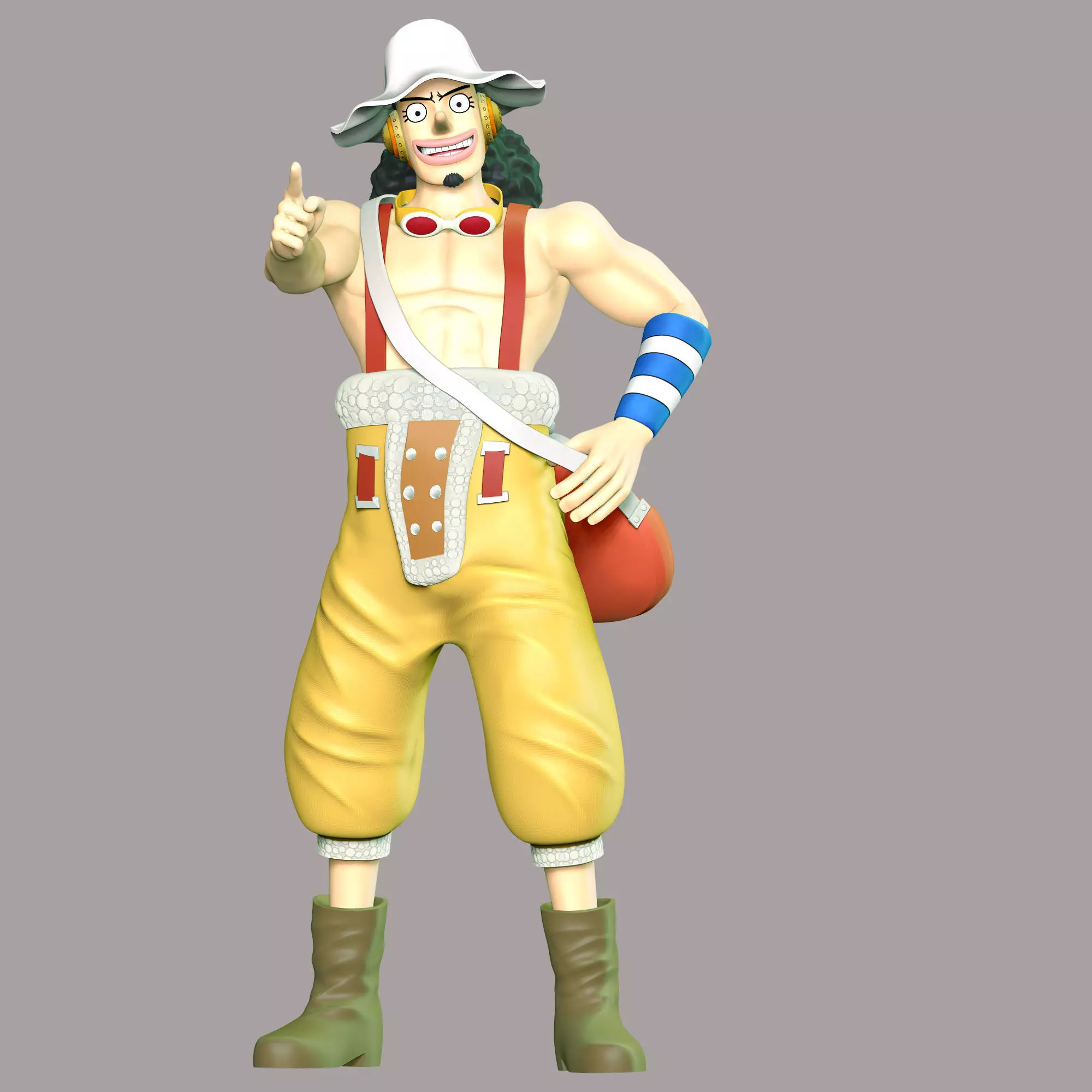 Usopp - One Piece 3D print model_0