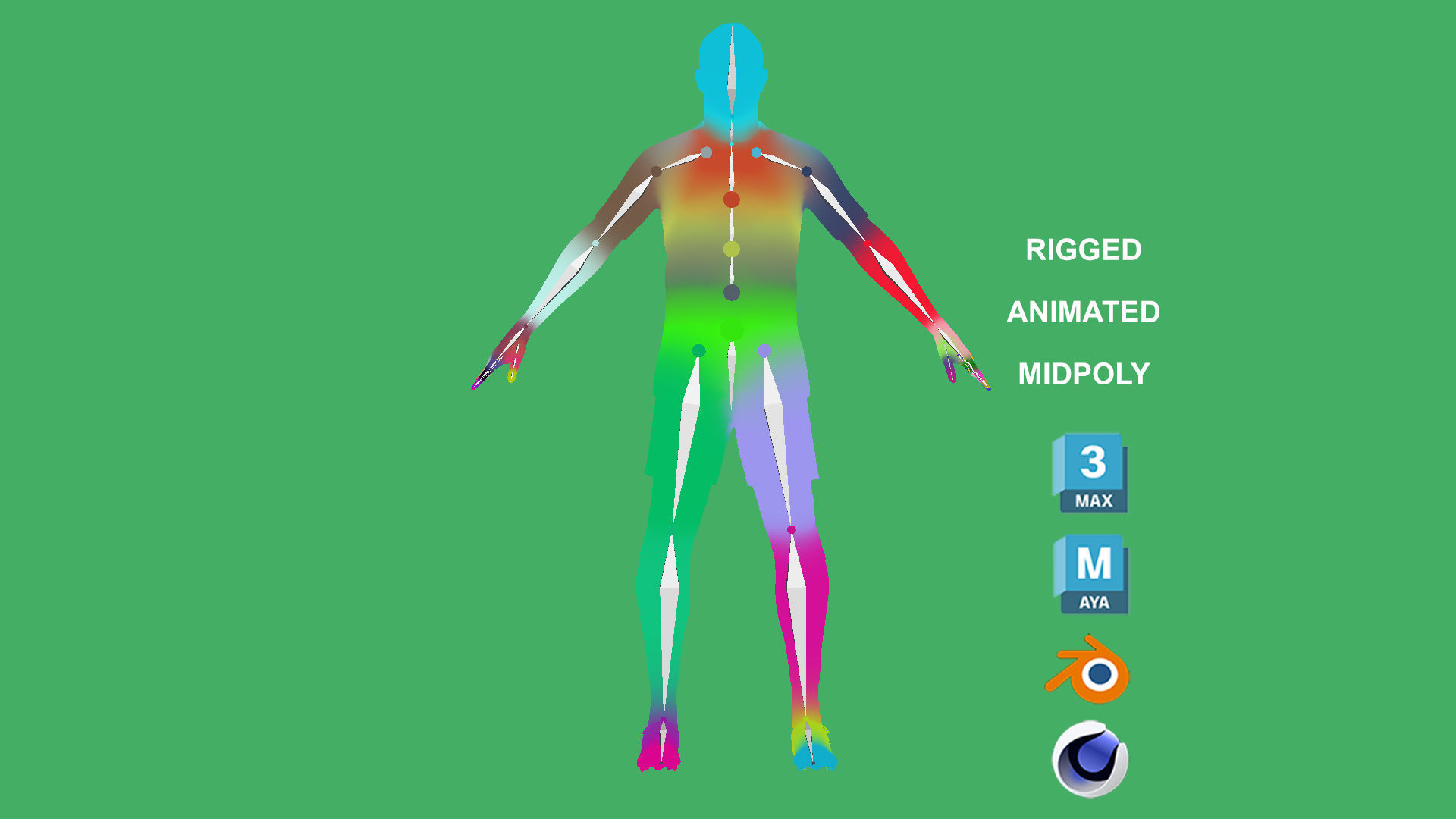 3D Rigged NGolo Kante Al-Ittihad 2024 3D model_2