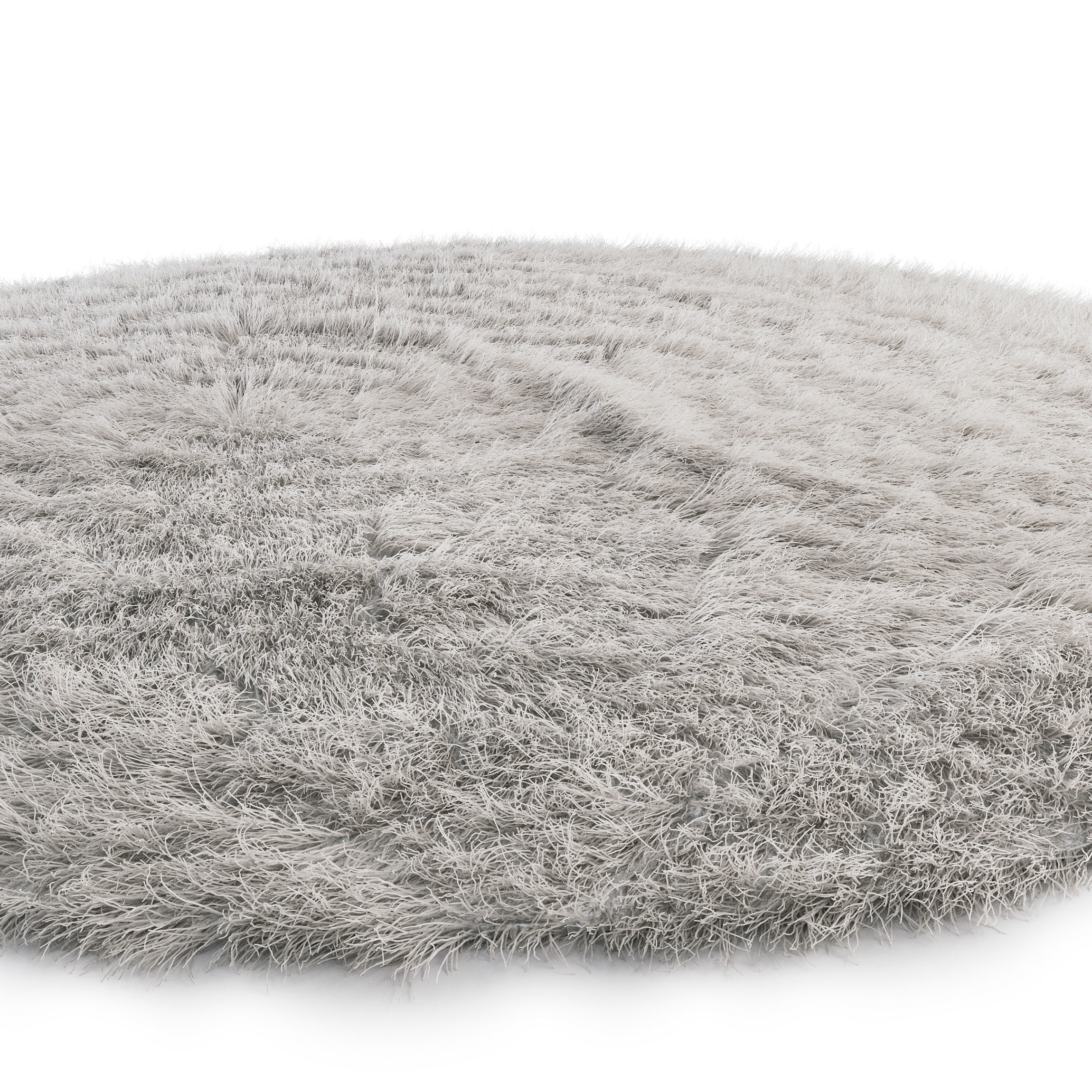Cozy Fur Carpet 3D model_2