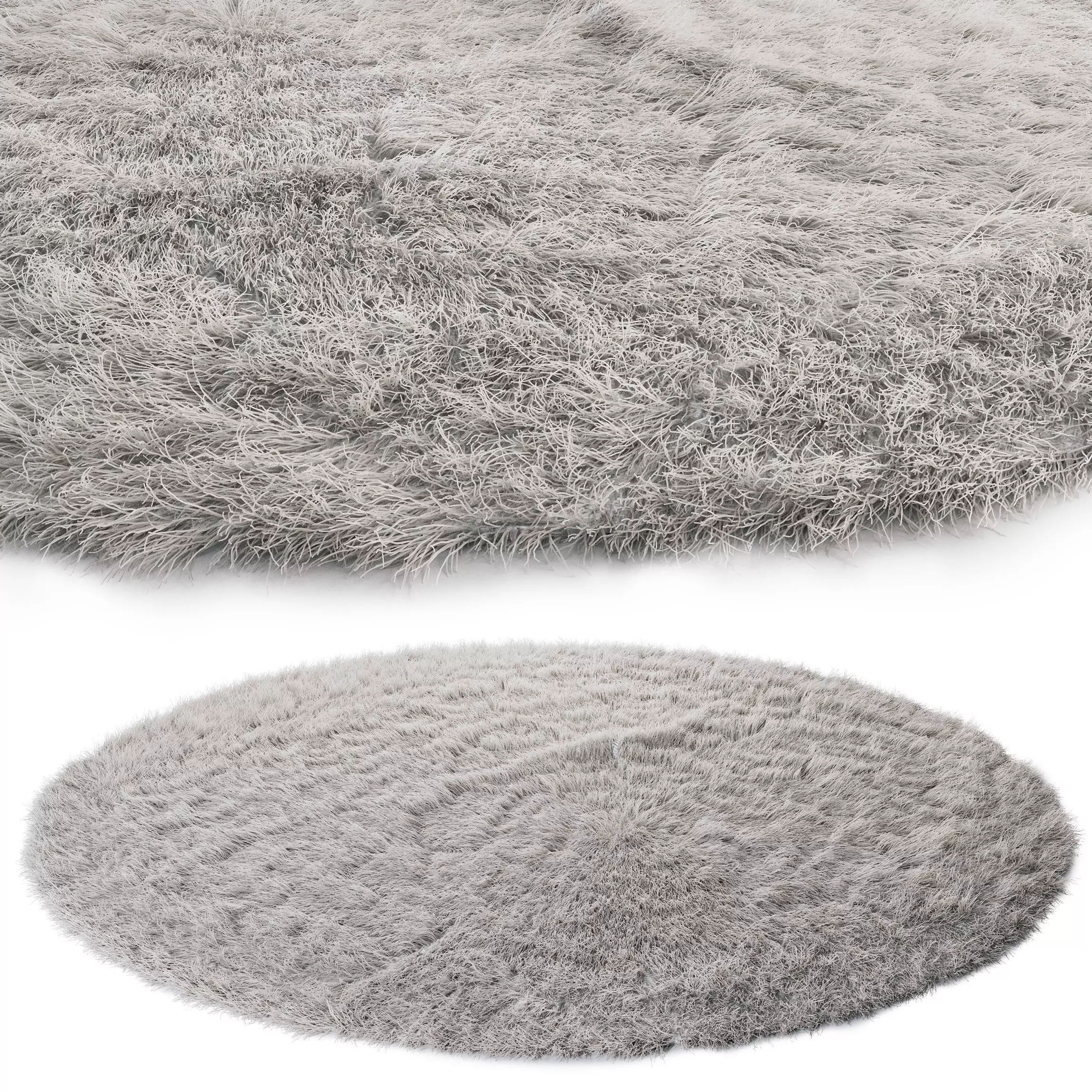 Cozy Fur Carpet 3D model_0