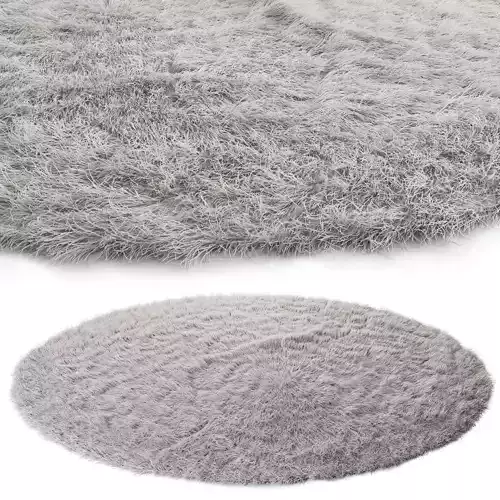 Cozy Fur Carpet 3D model